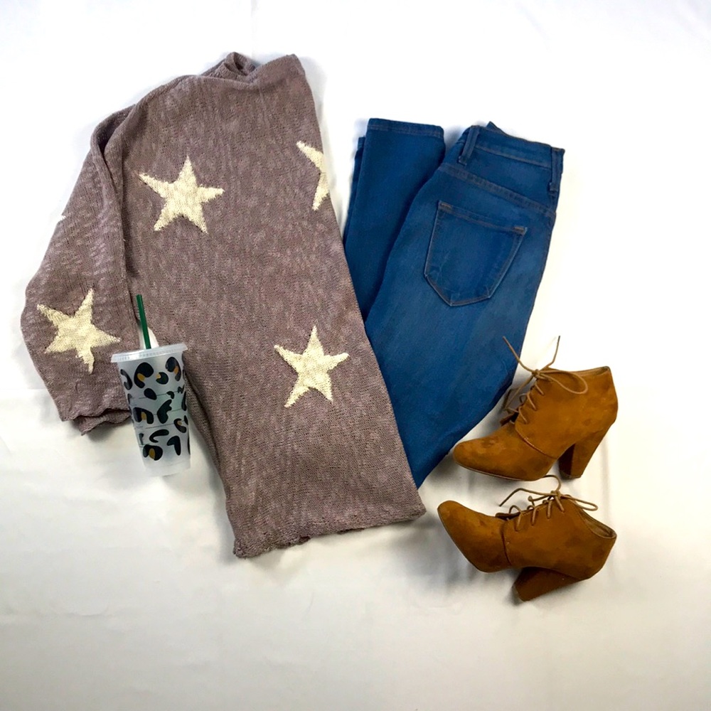 Dolman oversized star sweater - Picture 3 of 9